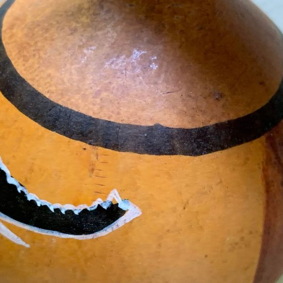 VTG African Gourd Hand Percussion Handmade Shaker - Picture 11 of 14